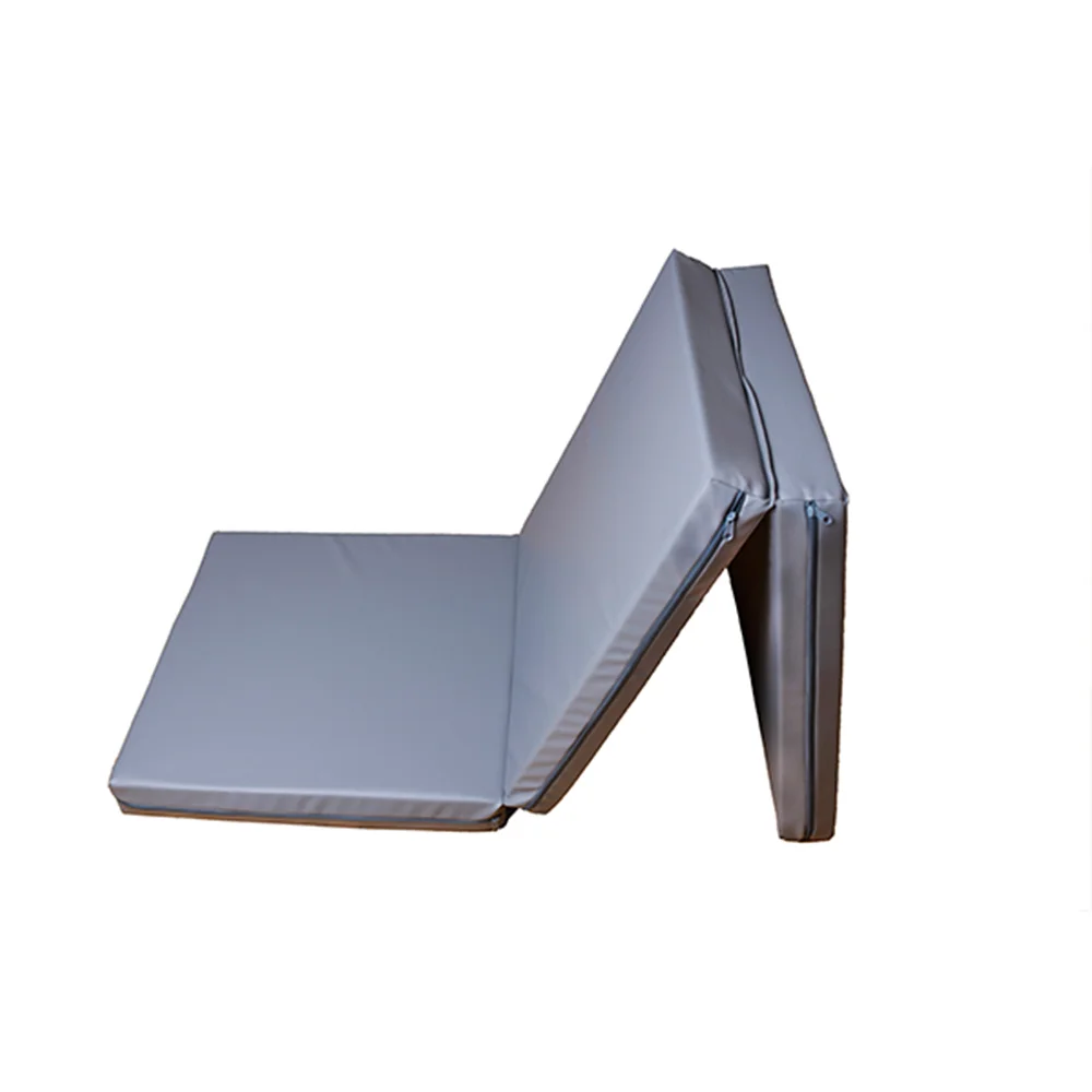 Le matelas de gymnastique pliant – gris