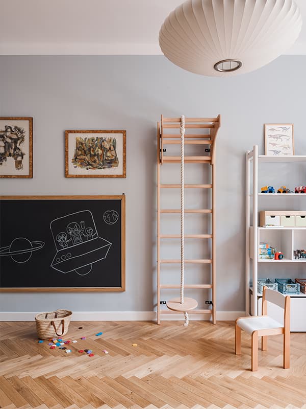 Drabinka gimnastyczna dla dzieci BenchK 111 + A204
