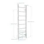 BenchK 100 wall bars dimensions