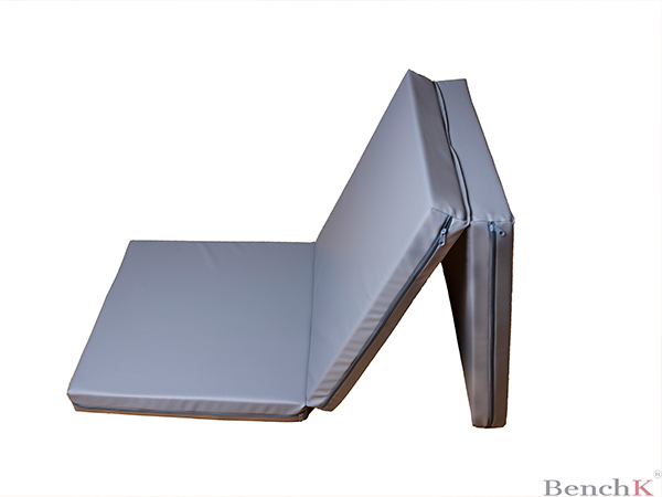 Foldable gymnastic mattress – Gray