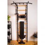 Schwarz Sprossenwand aus Metall BenchK 723B Trainingsbank B1B