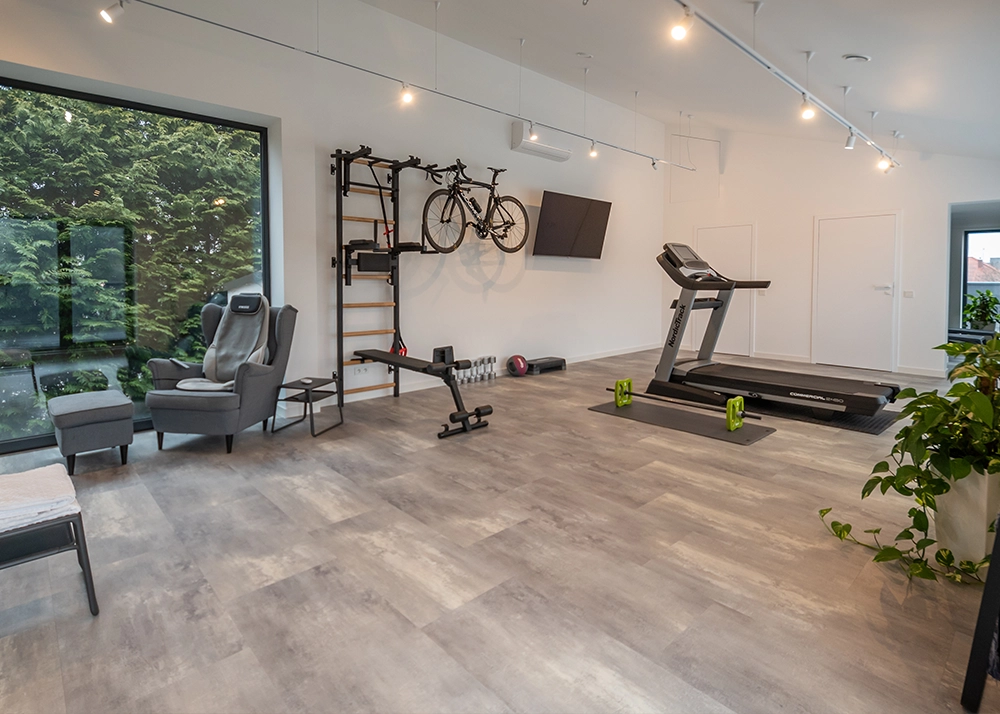 Eignet sich die Garage für ein Fitnessstudio?