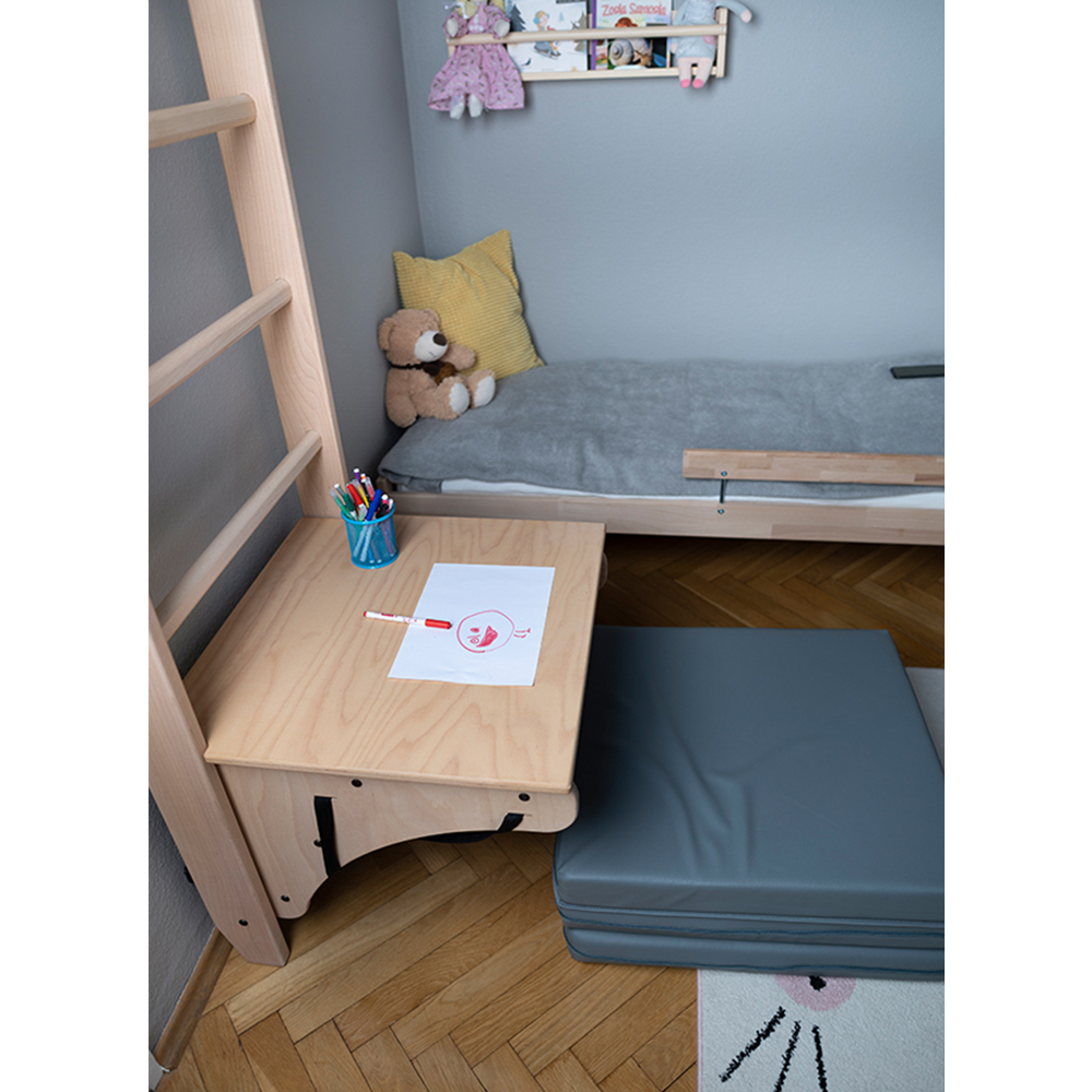 Wall bars BenchK 113 with desk and accessories for children