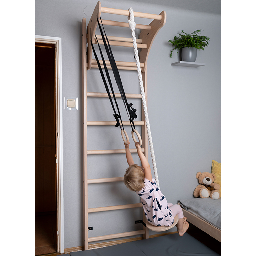 Wall bars BenchK 113 with desk and accessories for children