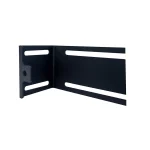 Schwarze montagehalterungen WHB für die BenchK-Sprossenwande der Serie 2, 5 und 7