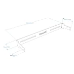 Wall holders WH1 for BenchK Series 1 wall bars