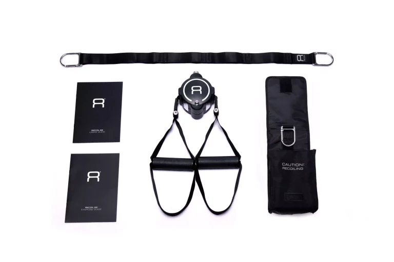 Suspended training belts for exercise BenchK Recoil with bag